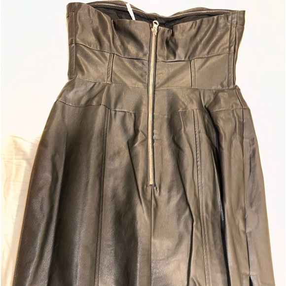 Free People Mira Dress ( Black Leather) - Picture 5 of 5